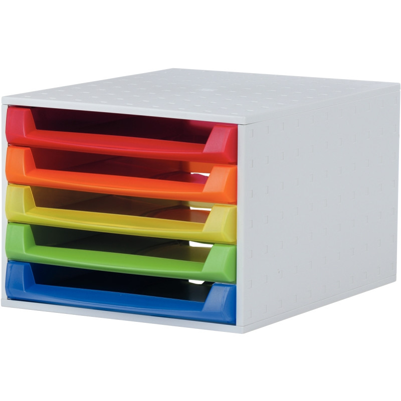 Module 5 tiroirs THE BOX arlequin