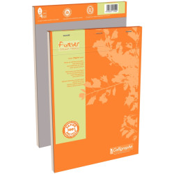 Bloc de bureau FOREVER papier recyclé 70g, 100 feuilles format A4, qua