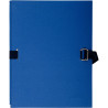 Chemise extensible toilée, bleu foncé