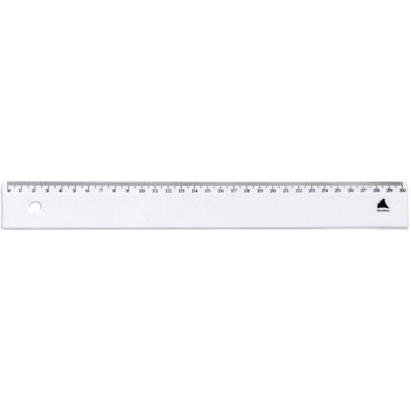 Règle plate cristal 30 cm