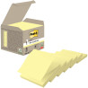 Boite de 6 blocs de 100 feuilles Z-Notes recyclée post-it 76 x 76 mm c