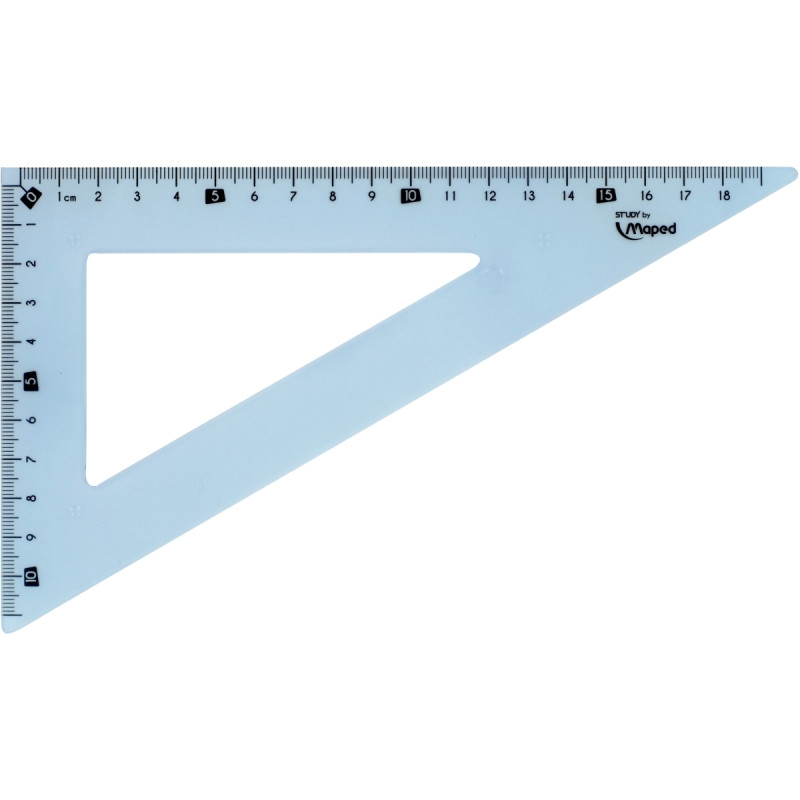 Equerre 60° 21cm incassable STUDY