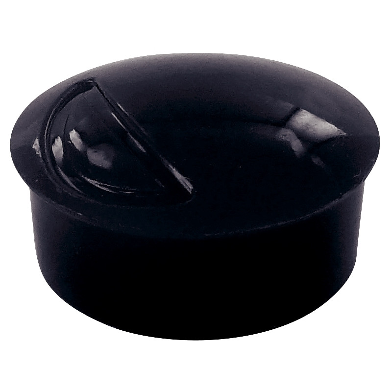 Blister de 6 punaises magnétiques, diamètre 22 mm. Noir