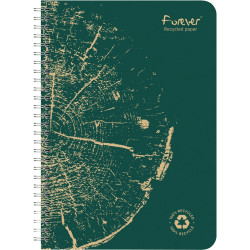 Cahier à reliure intégrale 120 pages FOREVER, format A5, ligné
