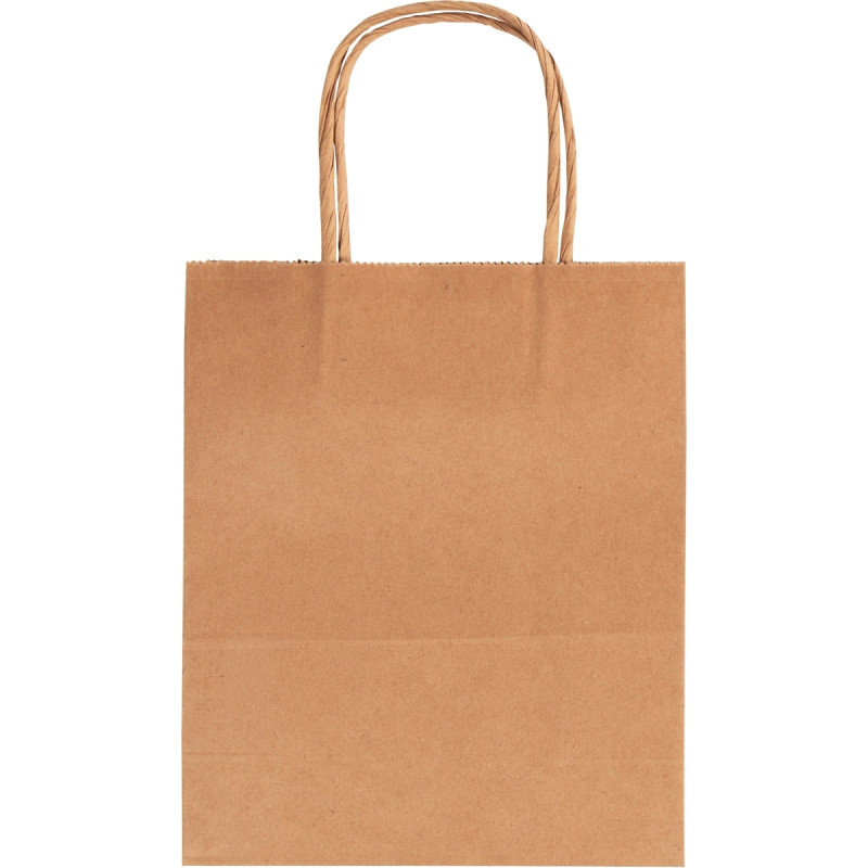 Lot de 20 sacs en kraft brun, 18x21x8 cm