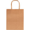 Lot de 20 sacs en kraft brun, 18x21x8 cm