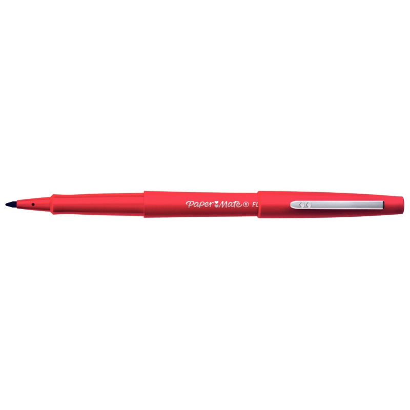 Boite de 12 feutres Flair rouges