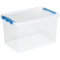 Boite de rangement QLINE 62L transparente