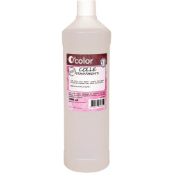 Flacon de colle 1L transparente O'Color