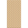 Sachet de 50 pochettes kraft 15x31+6cm étoiles