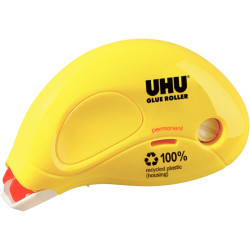 Dévidoir jetable de colle UHU permanente 6,5mmx9,5m