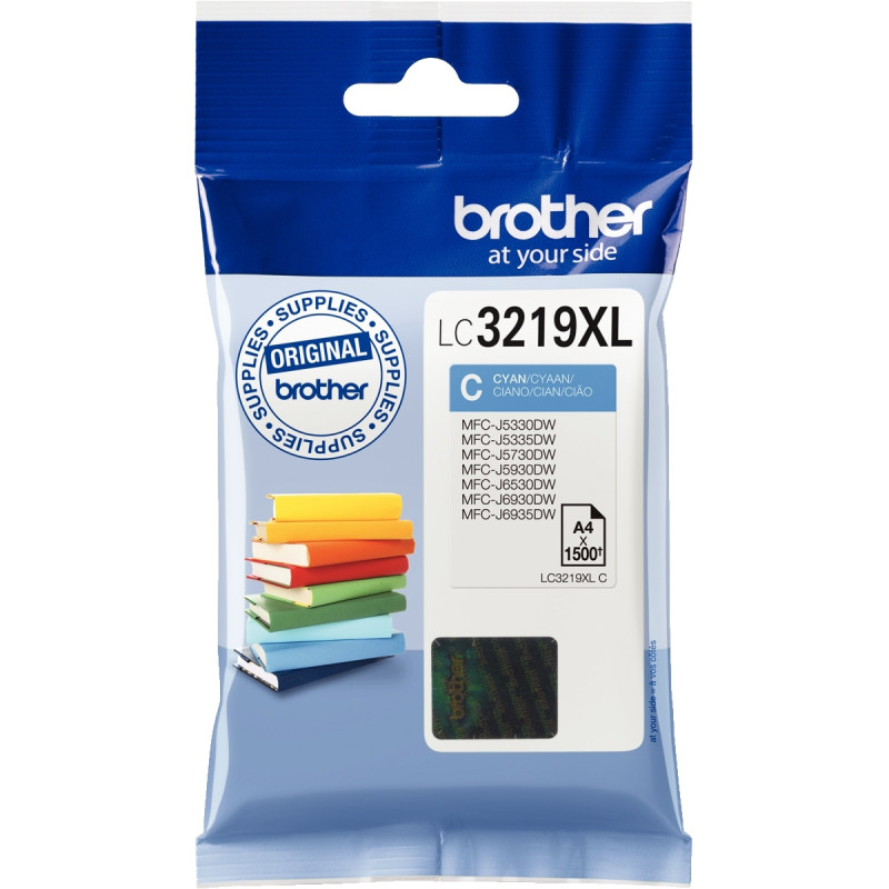 Brother LIVRE cartouche jet d'encre cyan haute capacité authentique (L