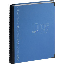 Agenda semainier Time29 spirale bleu