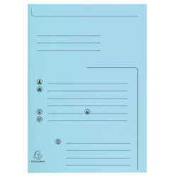Paquet de 25 chemises 2 rabats SUPER 210 Contact - 24x32cm