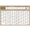 Calendrier annuel 13 mois Natura 43x65cm