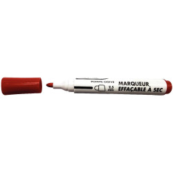 Marqueur tableau blanc pointe ogive rouge