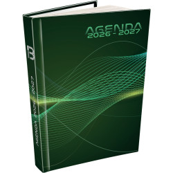 Agenda journalier Techno vert