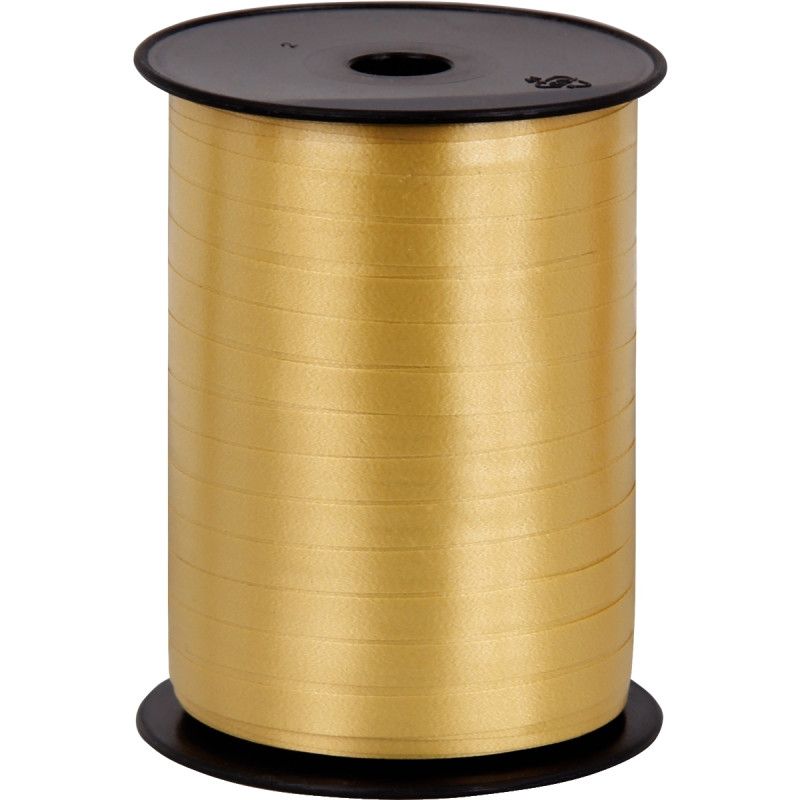 Bobine Bolduc effet Brillant 500m x 7mm couleur or