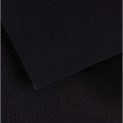 Paquet de 10 feuilles mi-teinte format 50x65cm noir