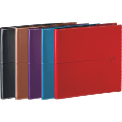 Agenda semainier Voyage 16x16cm noir