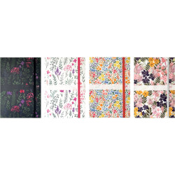 Agenda semainier Flowers 10x15cm fleurs
