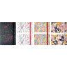 Agenda semainier Flowers 10x15cm fleurs