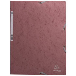 Chemise à élastiques 3 rabats carte lustrée 400g/m2 Skandi