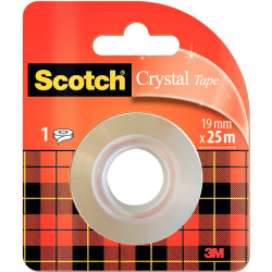 Rouleau adhésif Scotch Cristal 19mmx25m