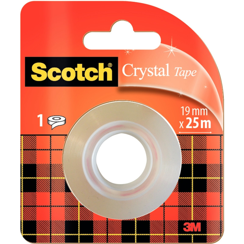 Rouleau adhésif Scotch Cristal 19mmx25m