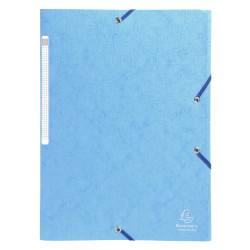Chemises à élastiques carte lustrée 3 rabats monobloc