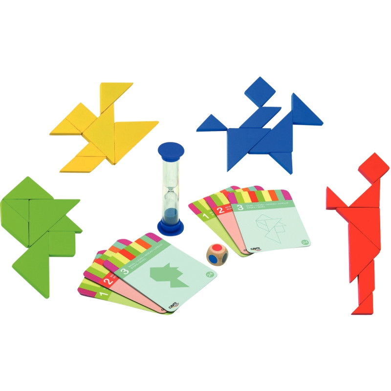 Boite de 4 tangrams + fiches
