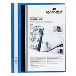 Chemise DURAPLUS personnalisable transparent/bleu