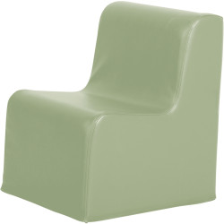 Chauffeuse simple en PVC 35x40x45cm menthe