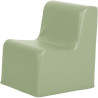 Chauffeuse simple en PVC 35x40x45cm menthe