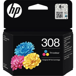 HP 308 cartouche d'encre trois couleurs authentique (7FP20U)