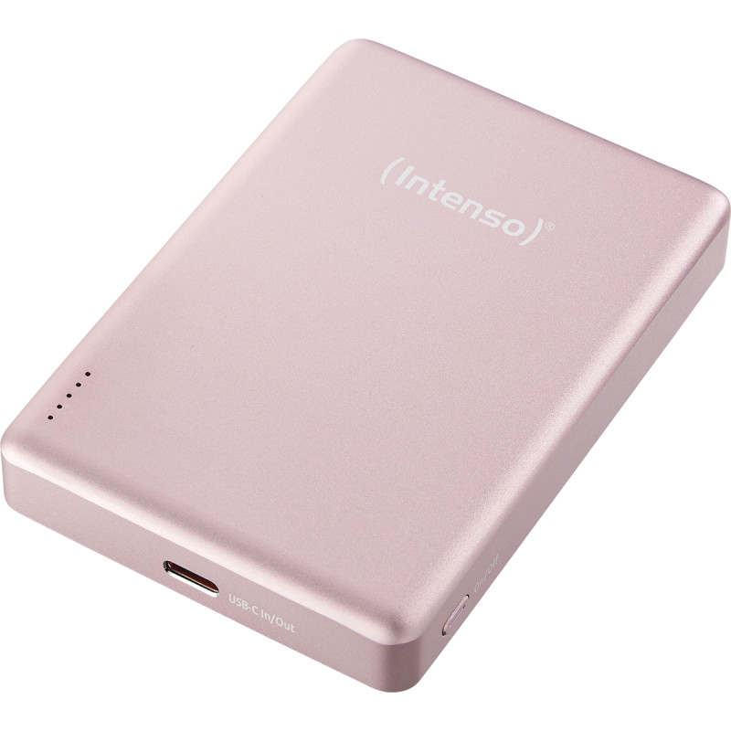Batterie de secours magnétique Intenso 10000 mAh rose
