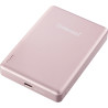 Batterie de secours magnétique Intenso 10000 mAh rose