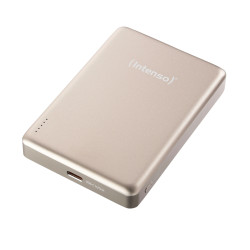 Batterie de secours magnétique Intenso 10000 mAh champagne