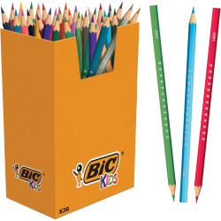 Pot de 60 crayons de couleur Smooth assortis