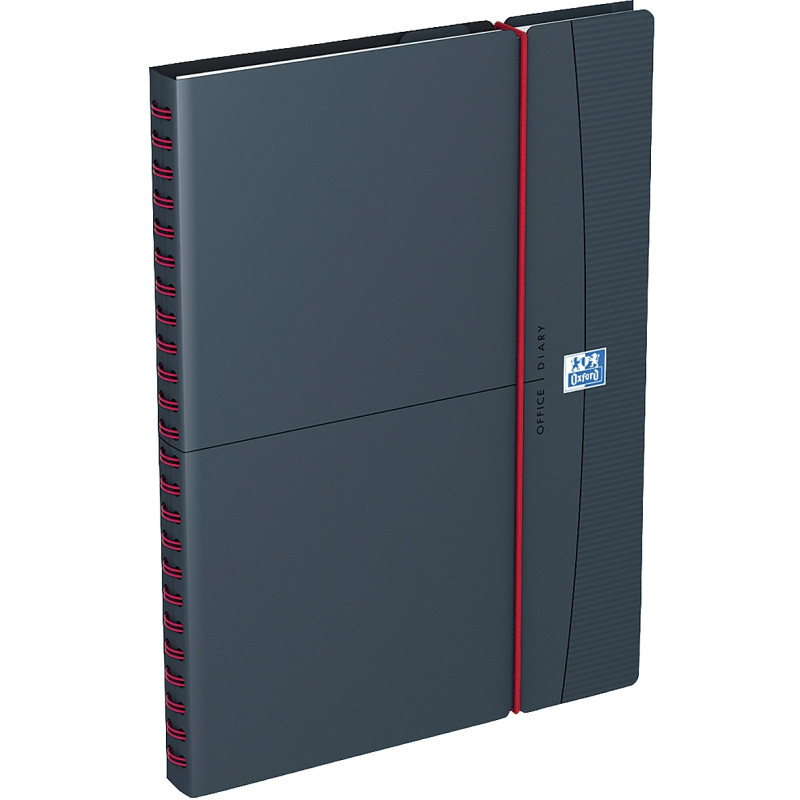 Agenda semainier Office 15x21cm gris