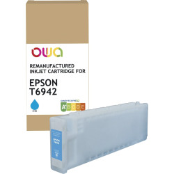 OWA cartouche jet d'encre remanufacturée cyan haute capacité compatibl