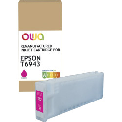 OWA cartouche jet d'encre remanufacturée magenta haute capacité compat