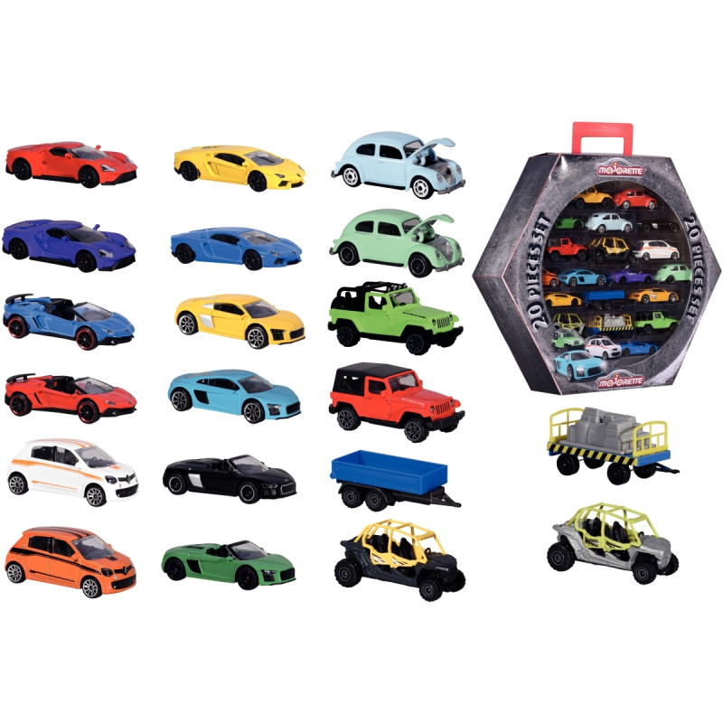 Coffret de 20 véhicules MAJORETTE