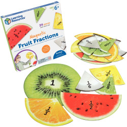 Les 6 fruits en fraction