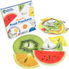 Les 6 fruits en fraction