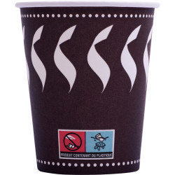 Sac de 50 gobelets en carton décors 28cl