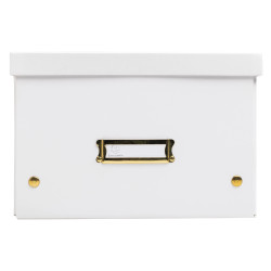 Boîte de rangement à plat carton 27x36x19cm Néo Déco