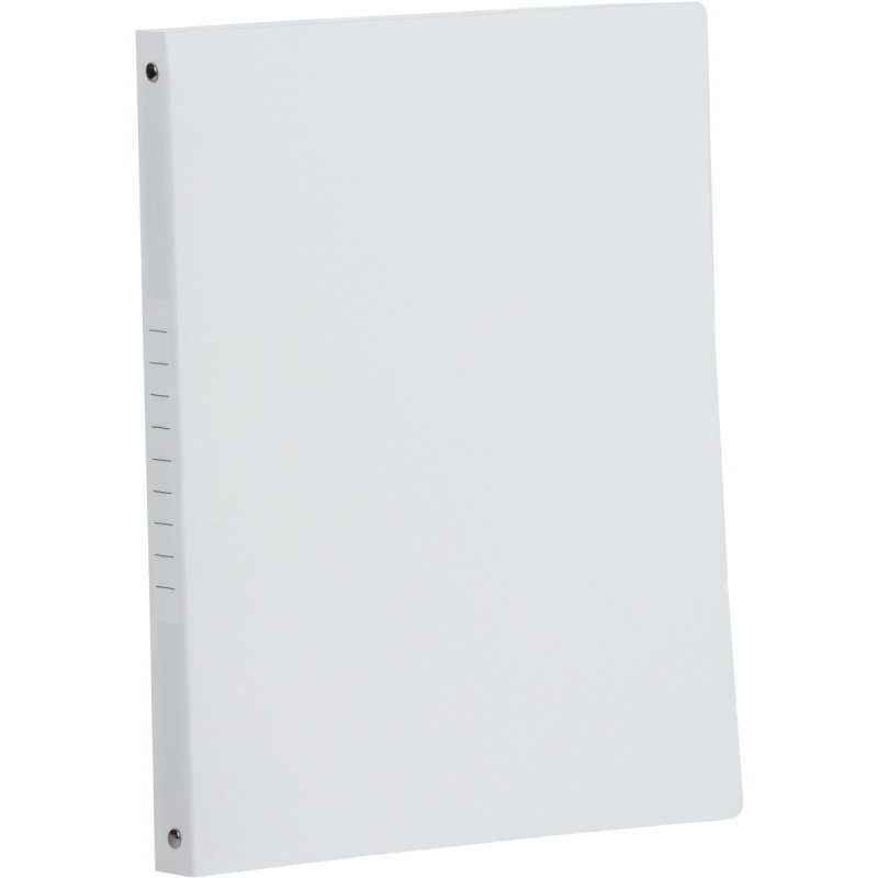 Classeur 4 anneaux en polypropylène opaque, format A4, dos 2,5 cm, bla