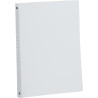 Classeur 4 anneaux en polypropylène opaque, format A4, dos 2,5 cm, bla