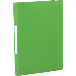 Classeur 4 anneaux en polypropylène opaque, format A4, dos 2,5 cm, ver